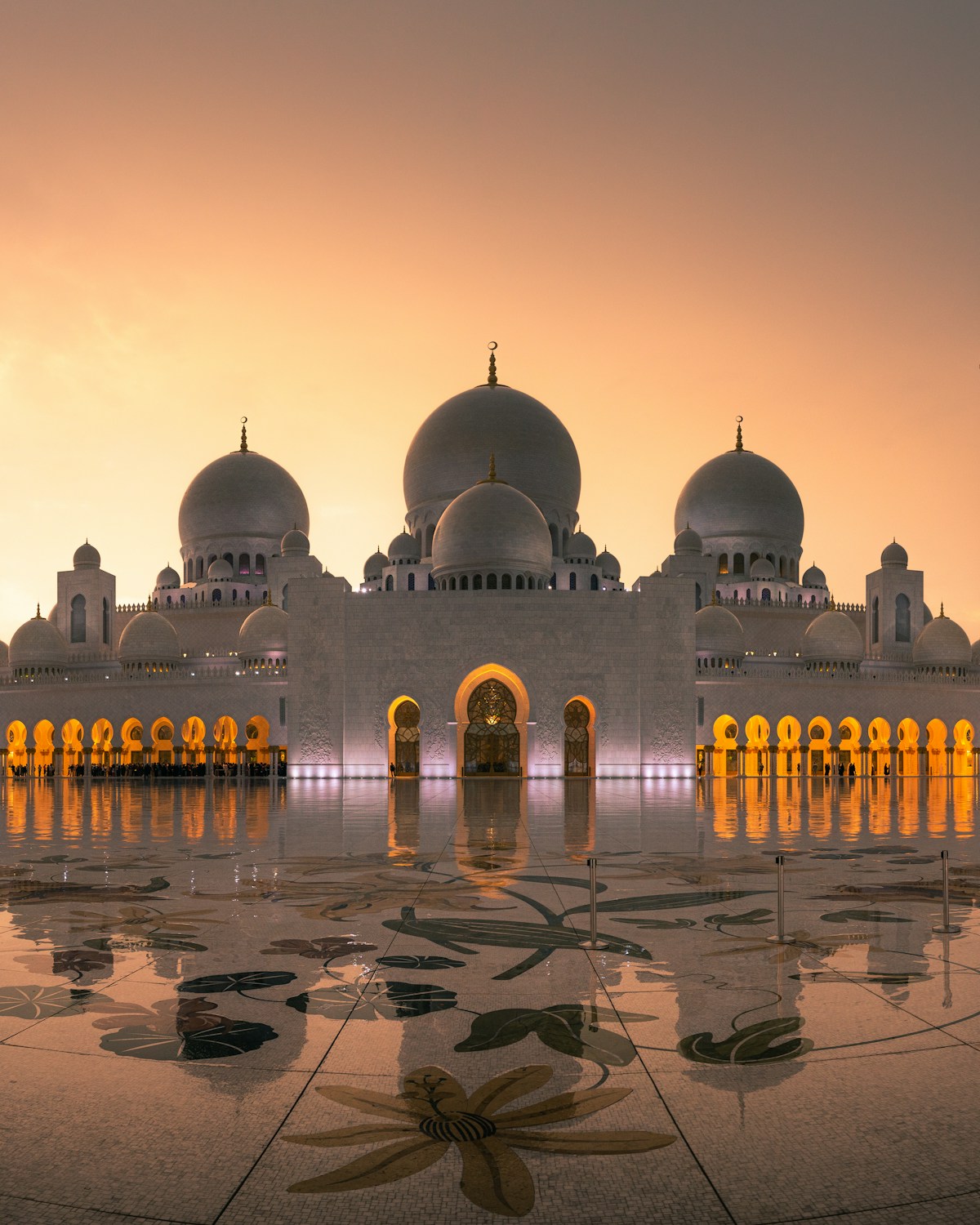 Mosque at golden hour